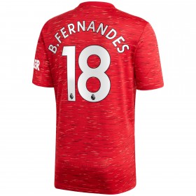 Manchester United Bruno Fernandes 18 Thuisshirt 2020-21